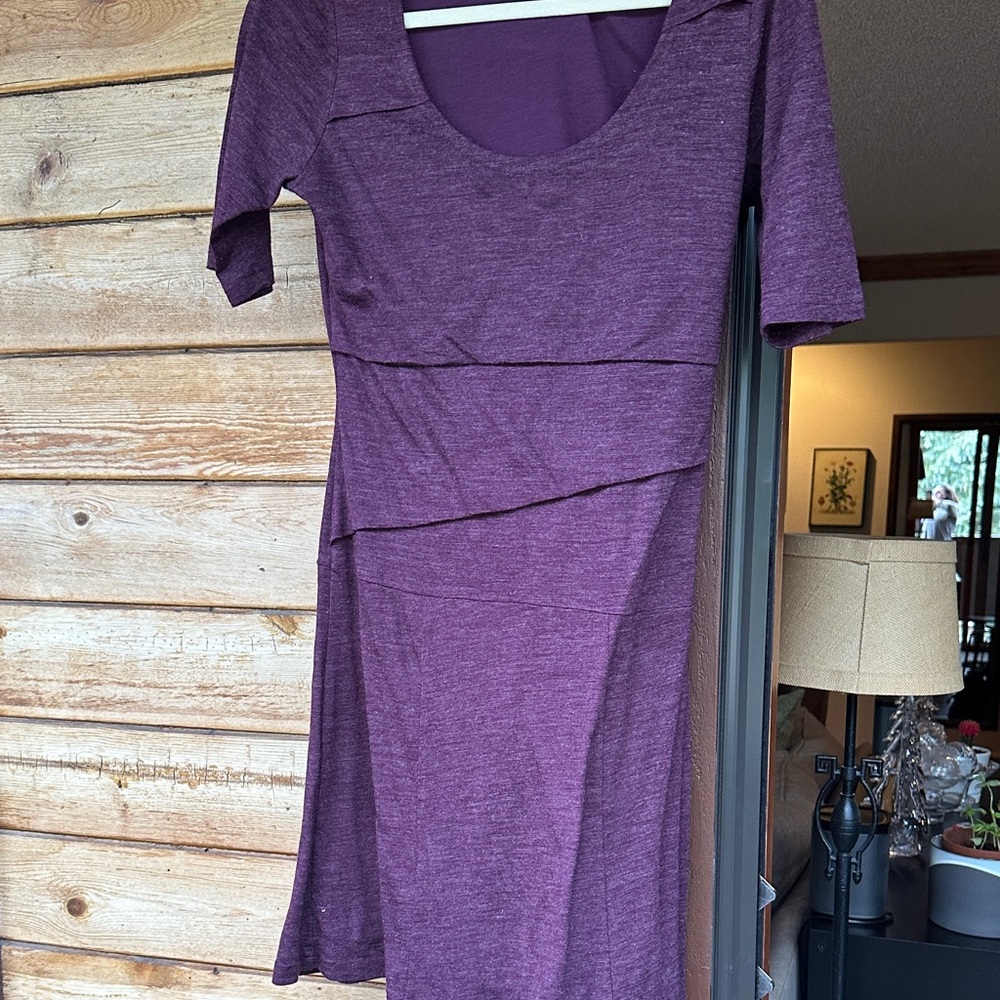 Prana Asymmetrical Purple/Plum Dress